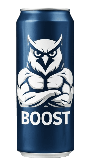 Blue Boost Can
